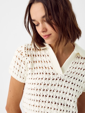 Pull-over Bershka en beige