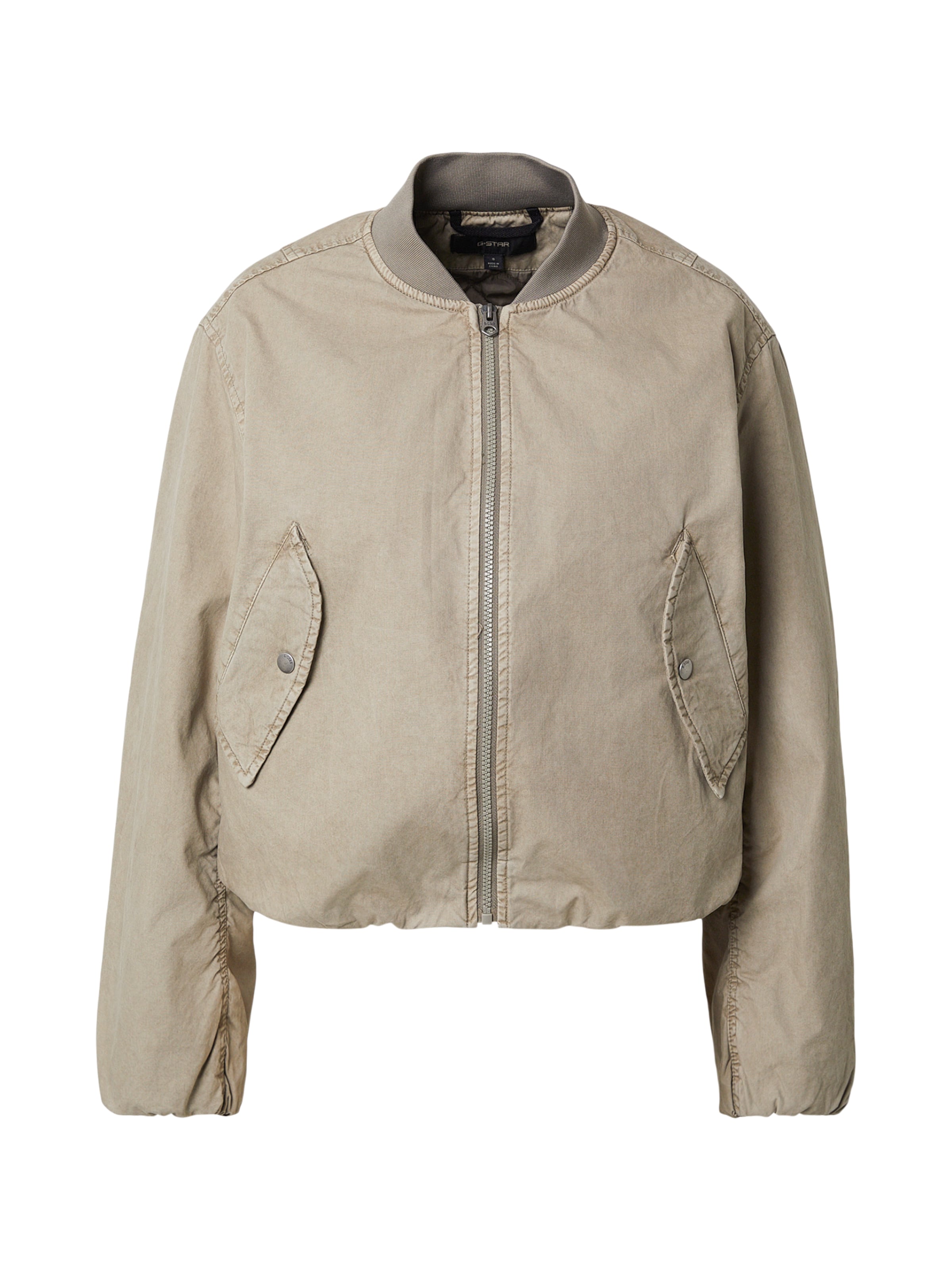 G-STAR Prehodna jakna | siva barva: sprednja stran