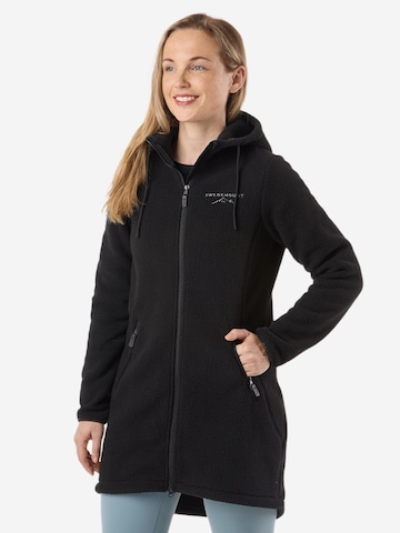 SWEDEMOUNT Fleece jas 'Nordkap' in Zwart