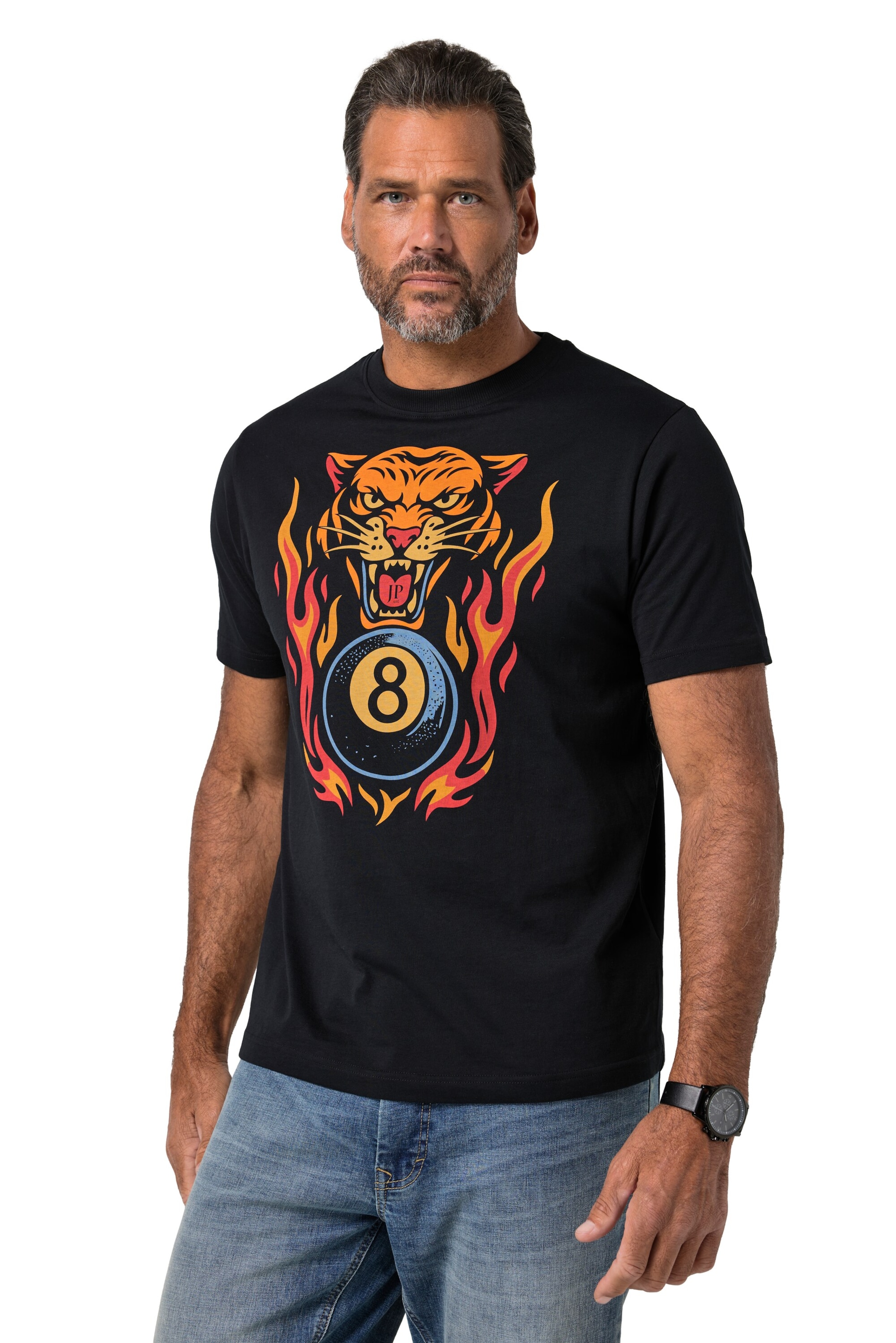 JP1880 Shirt in Black: front