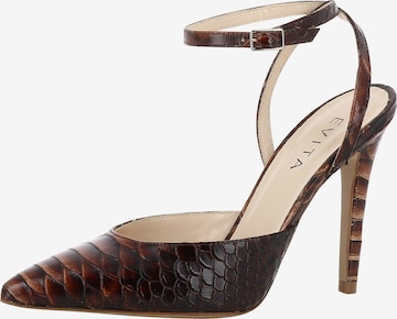 EVITA Pumps in Bruin: voorkant