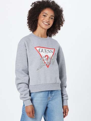 GUESS Sweatshirt in Grey: front