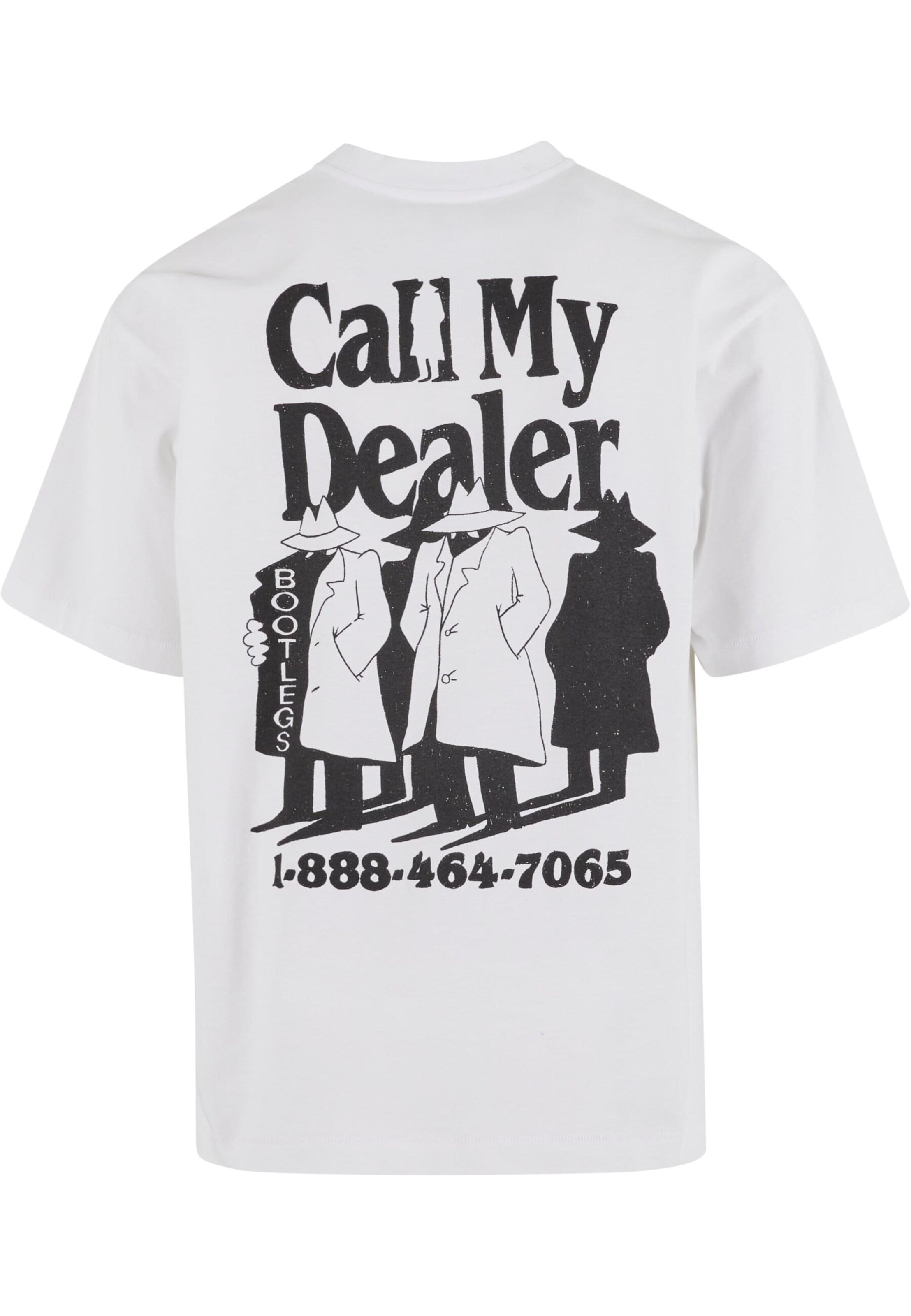 MARKET T-Shirt 'Call My Dealer' in Weiß