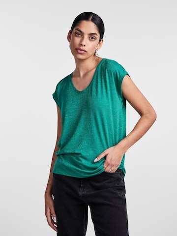 PIECES Μπλουζάκι 'Billo' σε πράσινο: μπροστά