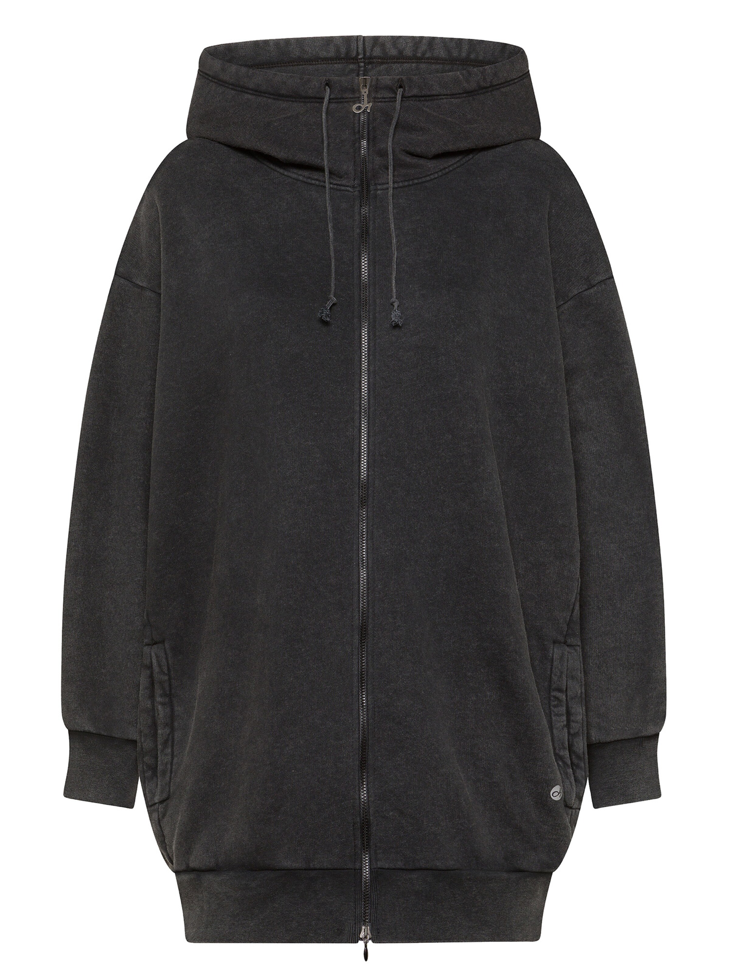 DEHA Sportief sweatvest in Zwart: voorkant