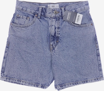 MANGO Shorts in XS in Blue: front