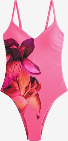 B by Ted Baker Bustier Uimapuku värissä vaaleanpunainen: etupuoli