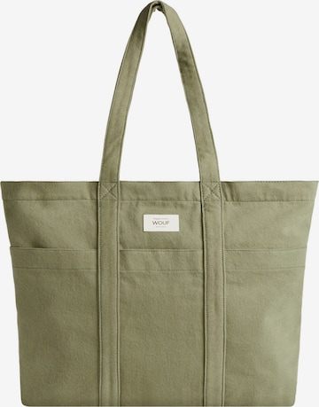 Wouf Shopper in Groen: voorkant