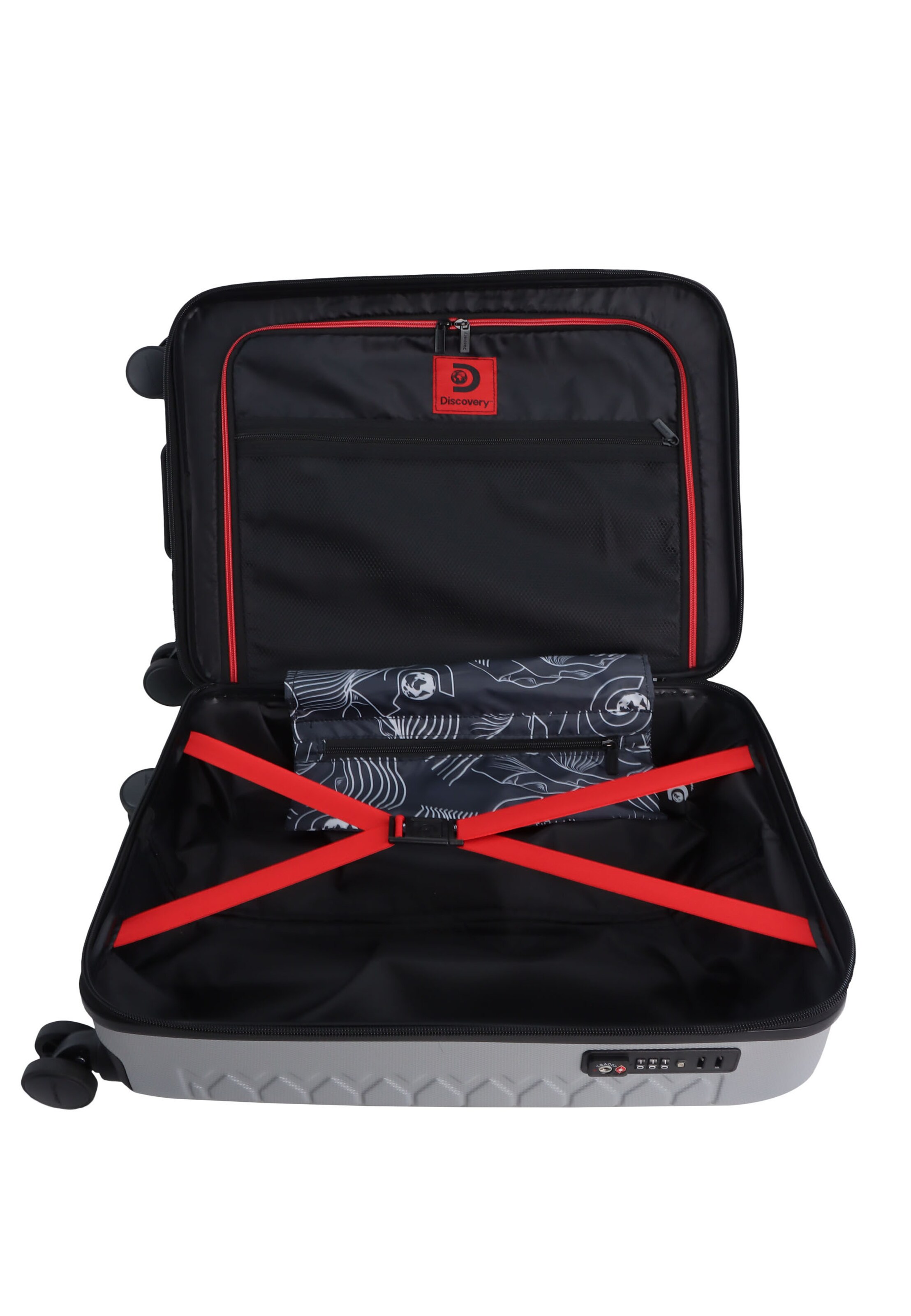 Discovery Suitcase 'REPTILE' in Grey