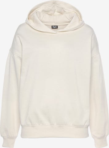 BUFFALO Sweatshirt in White: front