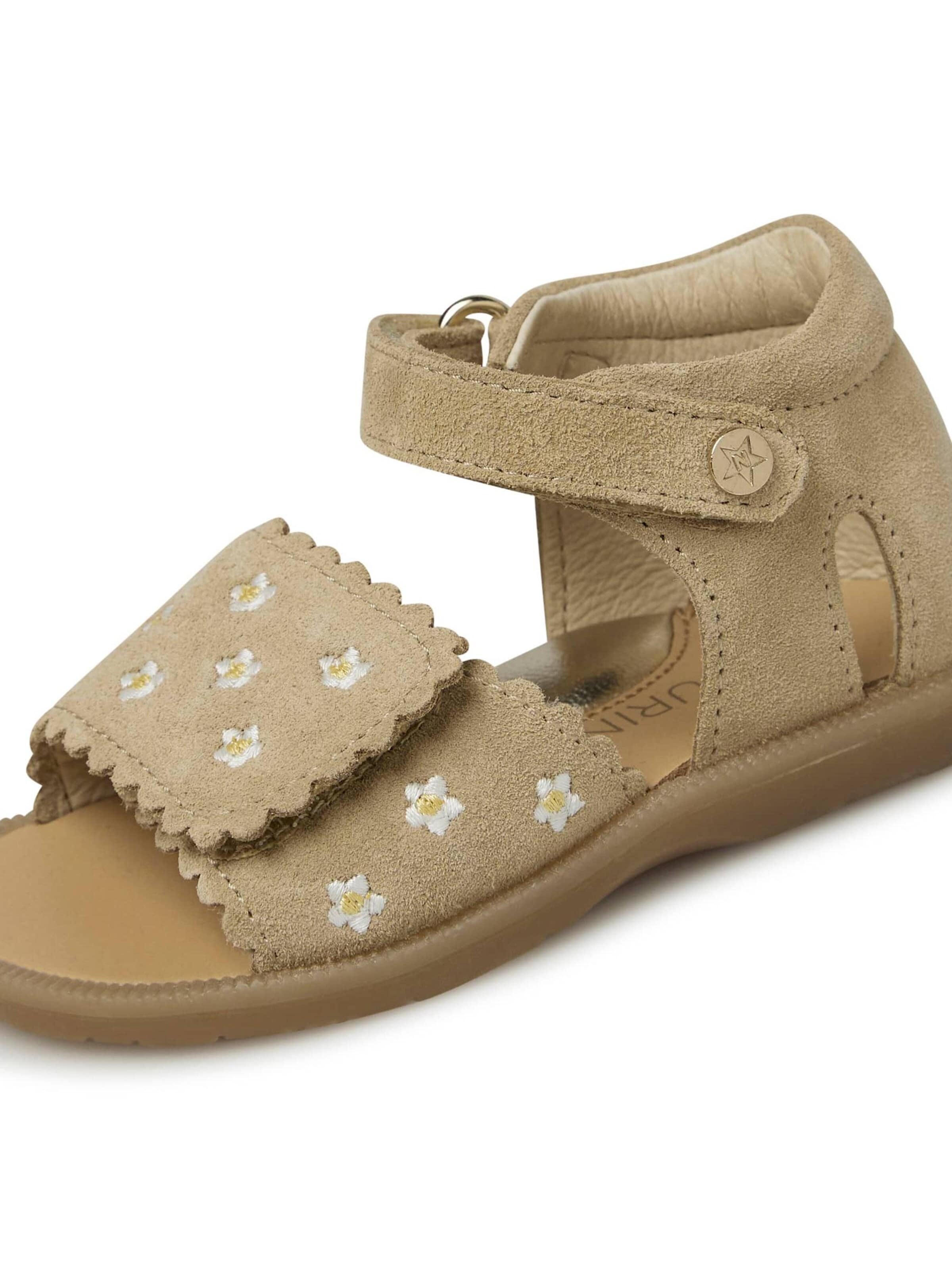 NATURINO Sandal 'MAYA EMBR' in Beige