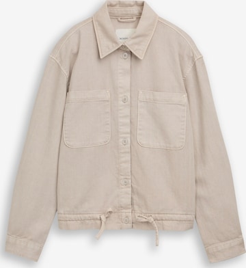 TOM TAILOR DENIM Jacke in Grau: Vorderseite