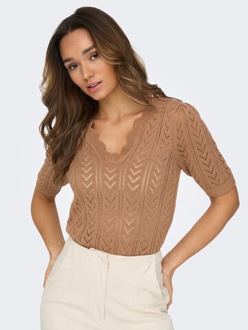 JDY Pullover 'TIKKA' in Beige