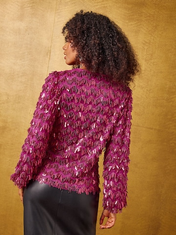Camicia da donna di love & roses in rosa