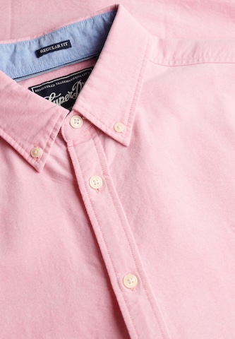 Superdry & Co Regular Fit Hemd in Pink