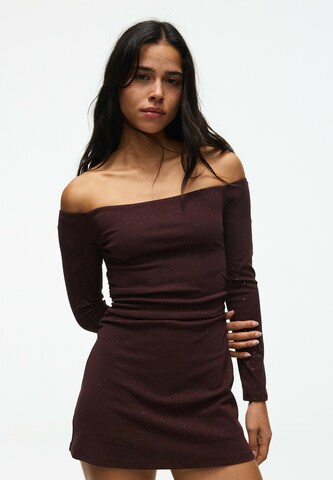 Bershka Kleid in Rot: Vorderseite