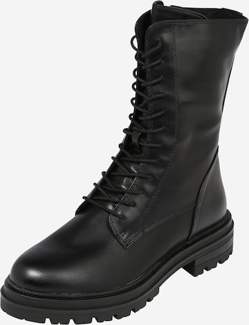 MARCO TOZZI Lace-Up Ankle Boots in Black: front