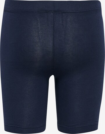 Hummel Skinny Sporthose in Blau