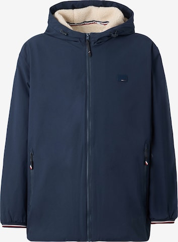 Jack & Jones Plus Kurtka przejściowa 'BLUALVES' w kolorze niebieski: przód