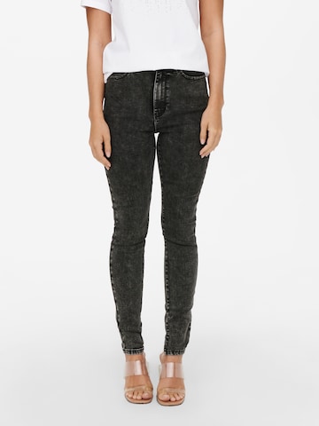 ONLY Skinny Jeans 'Keily' i svart: framsida
