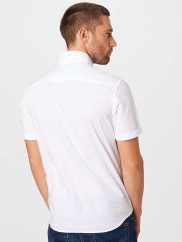 s.Oliver Regular fit Button Up Shirt in White