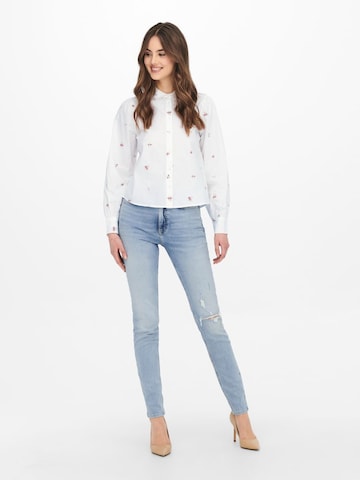 JDY Skinny Jeans 'Erica' in Blauw