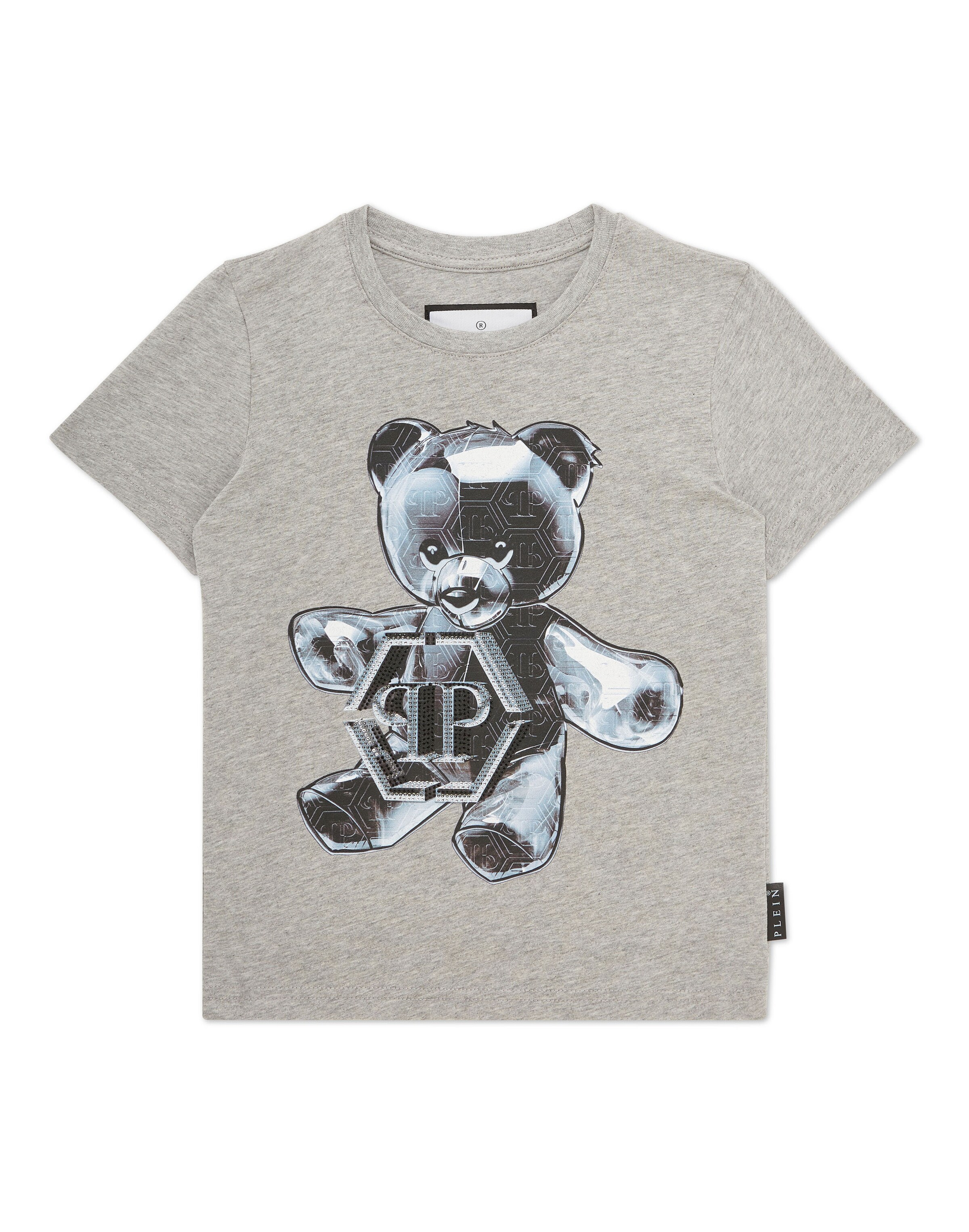 Maglietta 'Teddy' di Philipp Plein in grigio: frontale