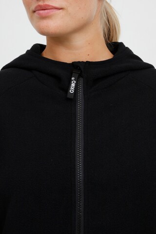 Oxmo Fleece jas 'FINJA' in Zwart