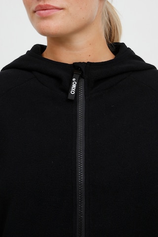 Oxmo Fleece Jacket 'FINJA' in Black