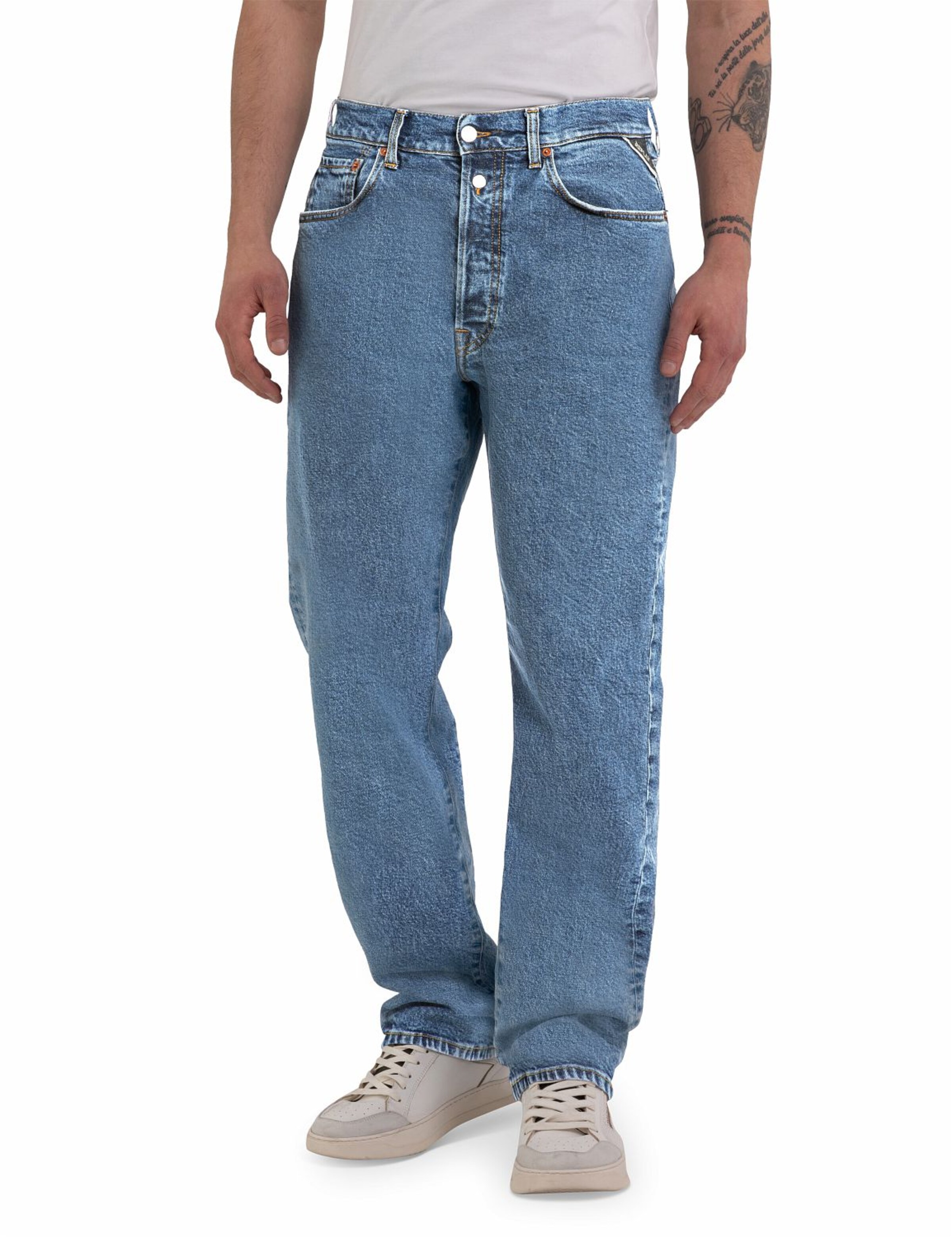 REPLAY Regular Jeans in Blue: front