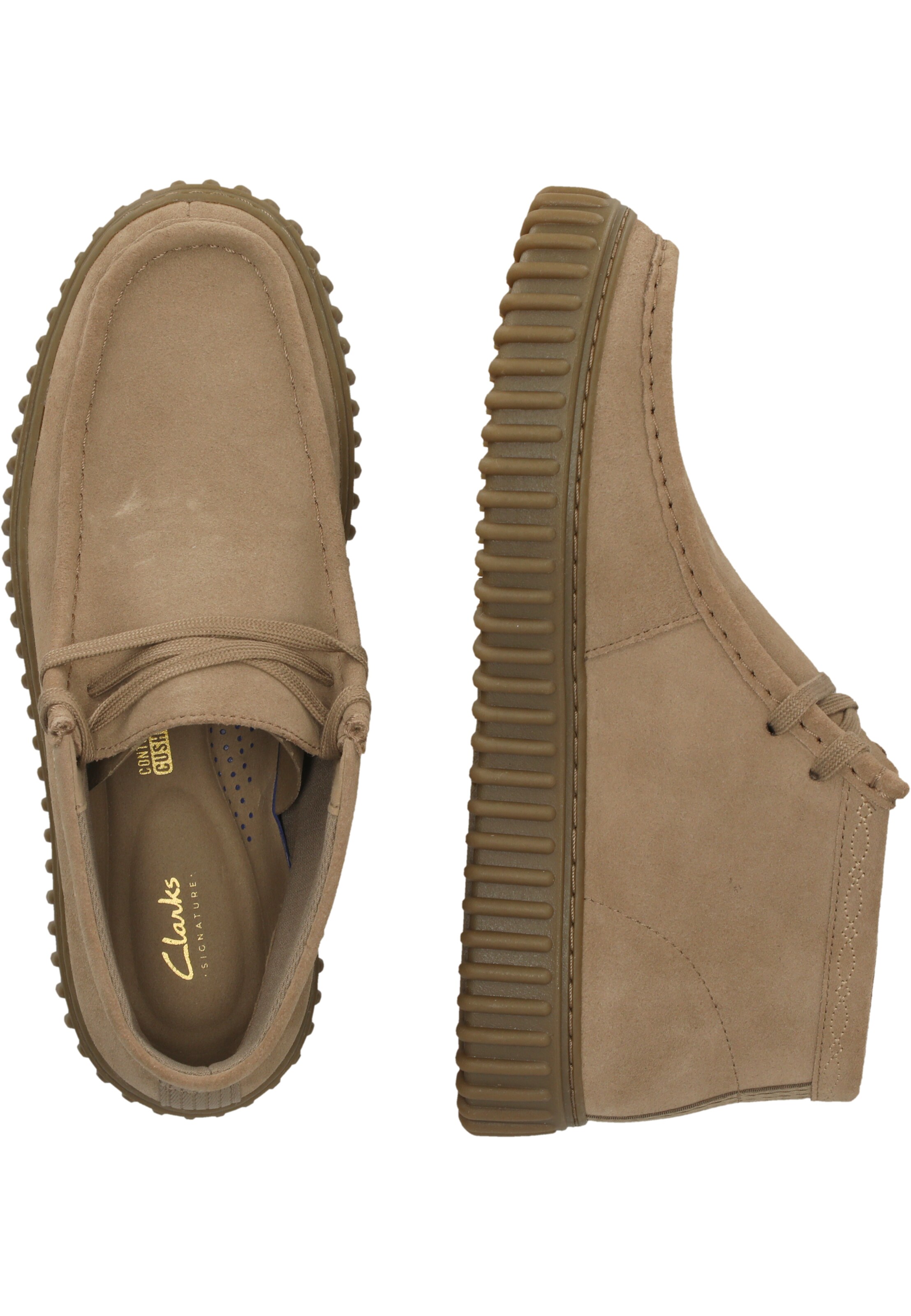 CLARKS Lace-up boots 'Torhill High' in Brown