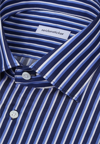 SEIDENSTICKER Slim fit Business shirt in Blue