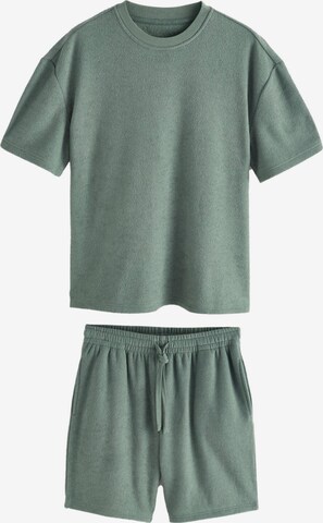 Pyjama court Next en vert : devant