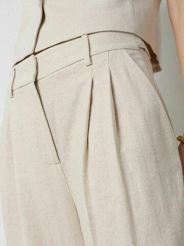 Regular Pantalon ' LeenaCC Linen ' co'couture en beige