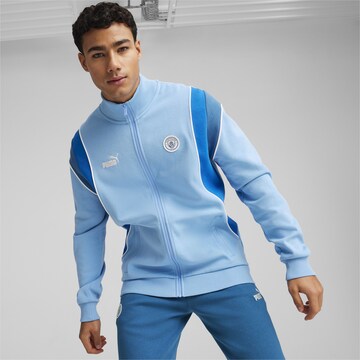 PUMA Αθλητικό μπουφάν 'Manchester City' σε μπλε: μπροστά