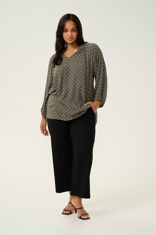 KAFFE CURVE Bluse 'betty' in Grün