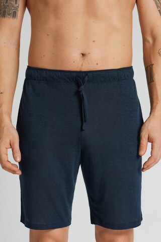 IUMAN Intimissimi Regular Pants in Blue: front