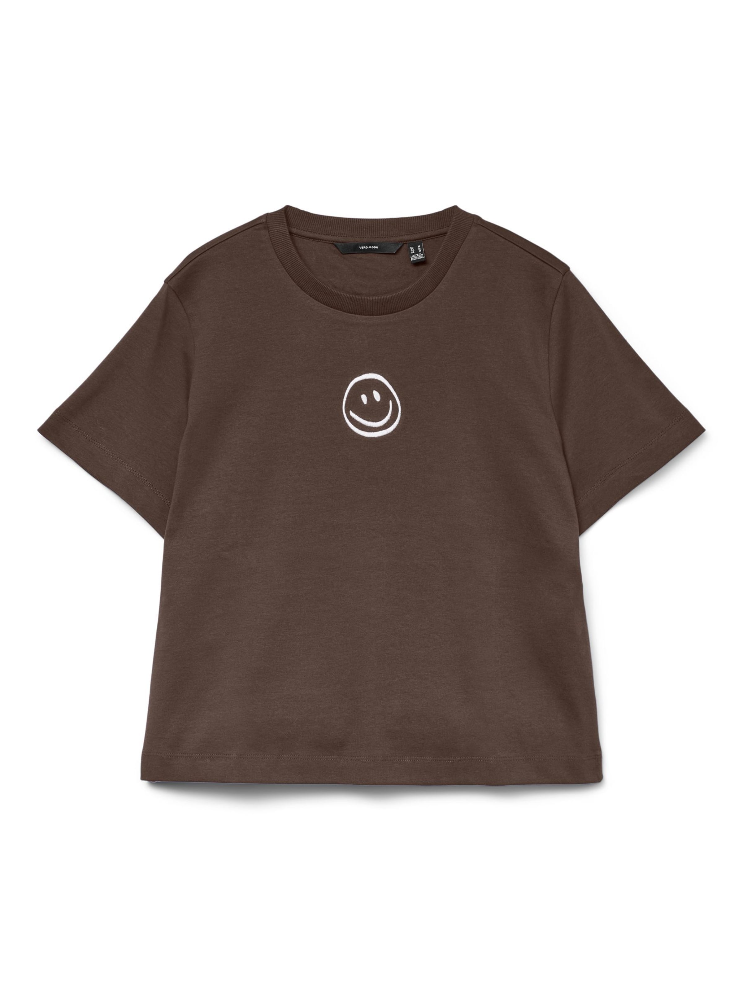 VERO MODA Shirt in Brown: front