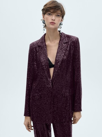 MANGO Blazer 'Xjupiter' in Red: front