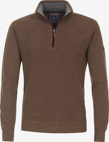 redmond Sweater 'Basic' in Brown: front