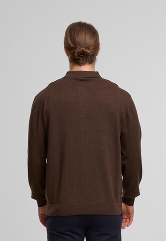 INDICODE JEANS Trui 'Zander' in Bruin