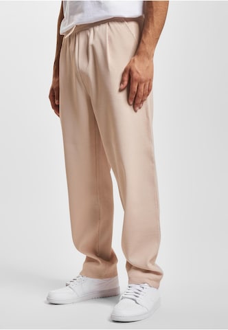 Regular Pantalon chino DEF en beige : devant