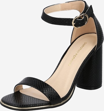 Sandalo con cinturino di Dorothy Perkins in nero: frontale