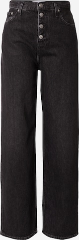 Wide Leg Jean Calvin Klein Jeans en noir : devant