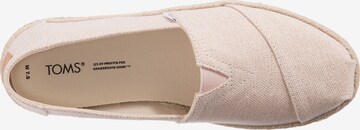 TOMS Эспадрильи 'ALPARGATA ROPE' в Ярко-розовый