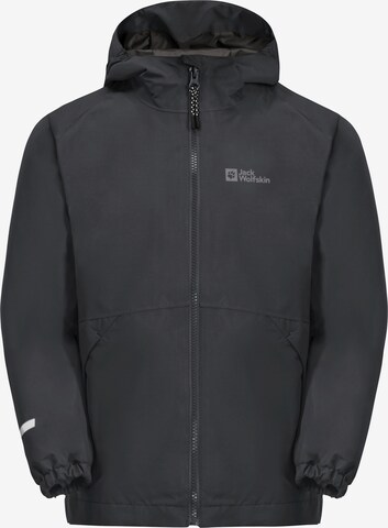 JACK WOLFSKIN Outdoor jacket 'ICELAND' in Black: front