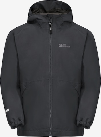 JACK WOLFSKIN Куртка в спортивном стиле 'ICELAND' в Черный: спереди