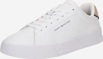Baskets basses 'COURT ESS' TOMMY HILFIGER en blanc : devant