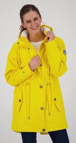 Cappotto funzionale 'Friesennerz ankergluttraum WMN' di ankerglut in giallo: frontale