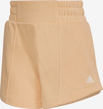 ADIDAS SPORTSWEAR Regular Sports trousers 'Terry' in Orange: front